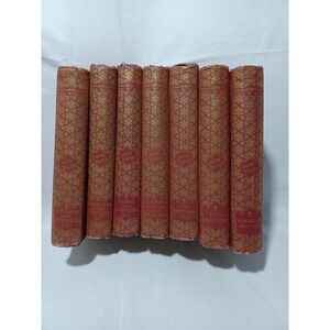 Vintage Victor Hugo New Household Edition 7 Book Set Joseph Knight HC Illus